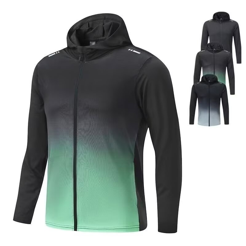 Running Gear Youth - Chaqueta para correr, cortavientos juvenil, entrenamiento