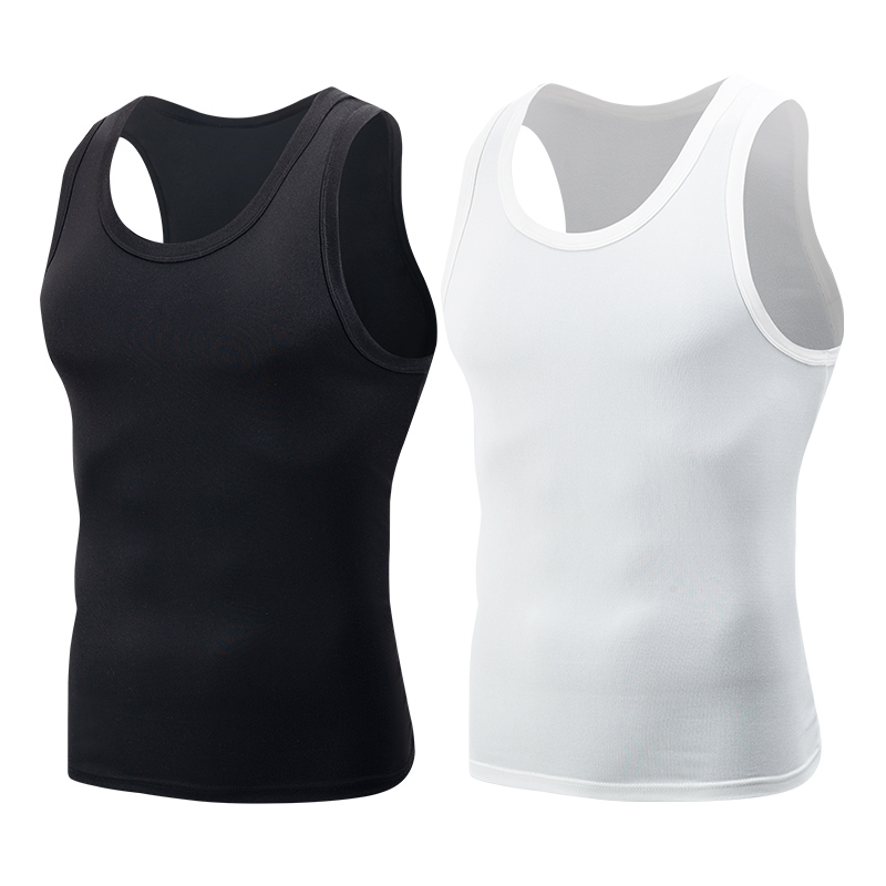 Running Gear Youth - Chaleco básico de Color clásico blanco