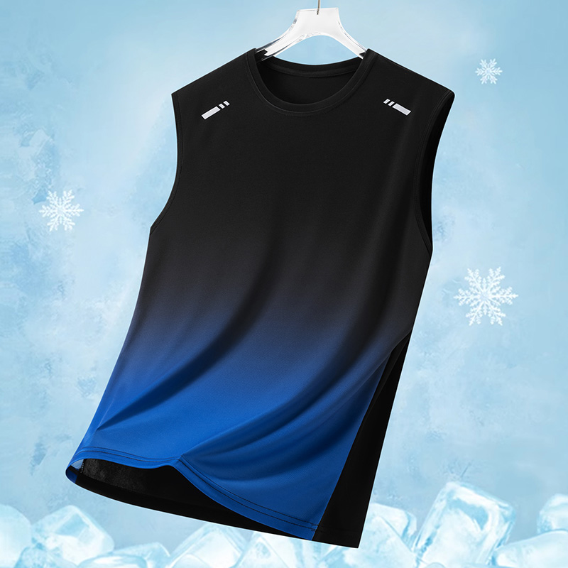 Running Gear Youth - Chaleco deportivo degradado para hombre, ligero,