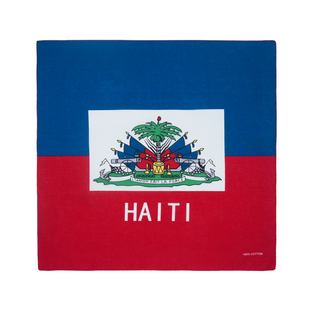 Running Gear Gifts For Women - Bandana con bandera de Haití 100%