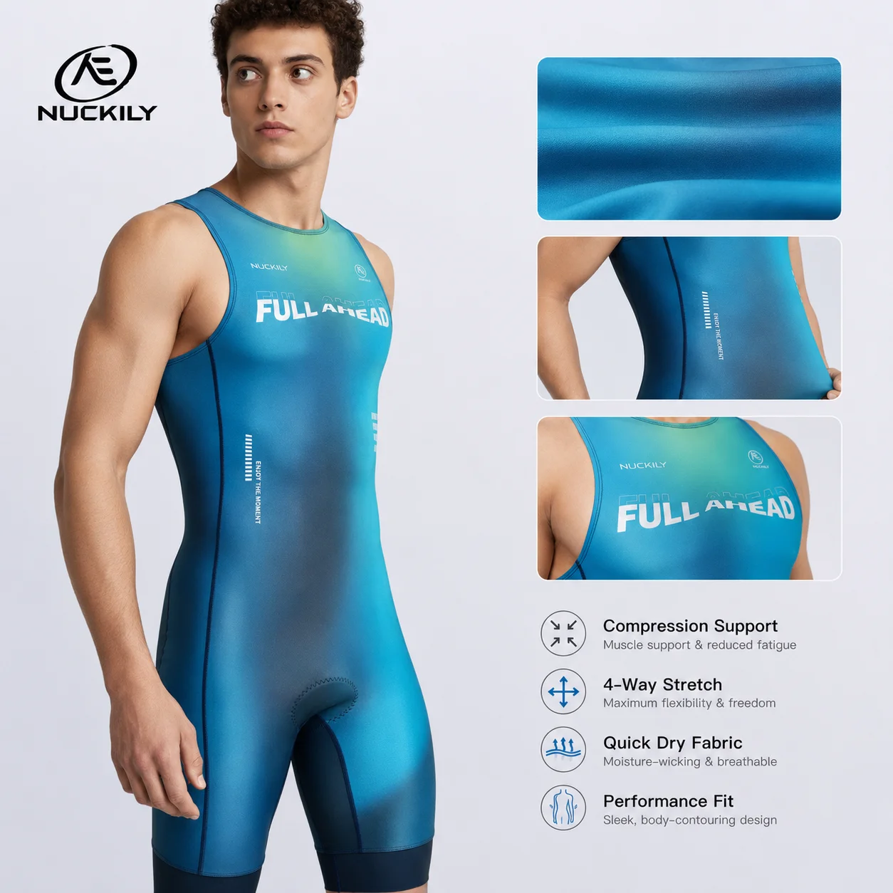 Traje de Triatlón NUCKILY sin  - Running Gear Youth reseña y precio