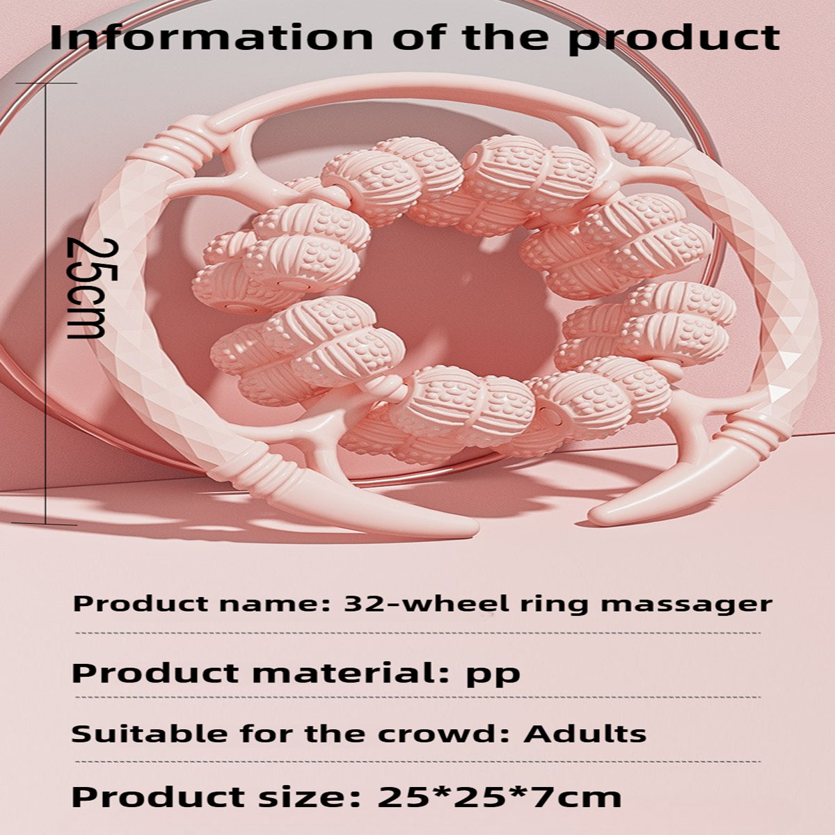 Masajeador circular de 32 rodi - Muscle Roller Stick reseña y precio