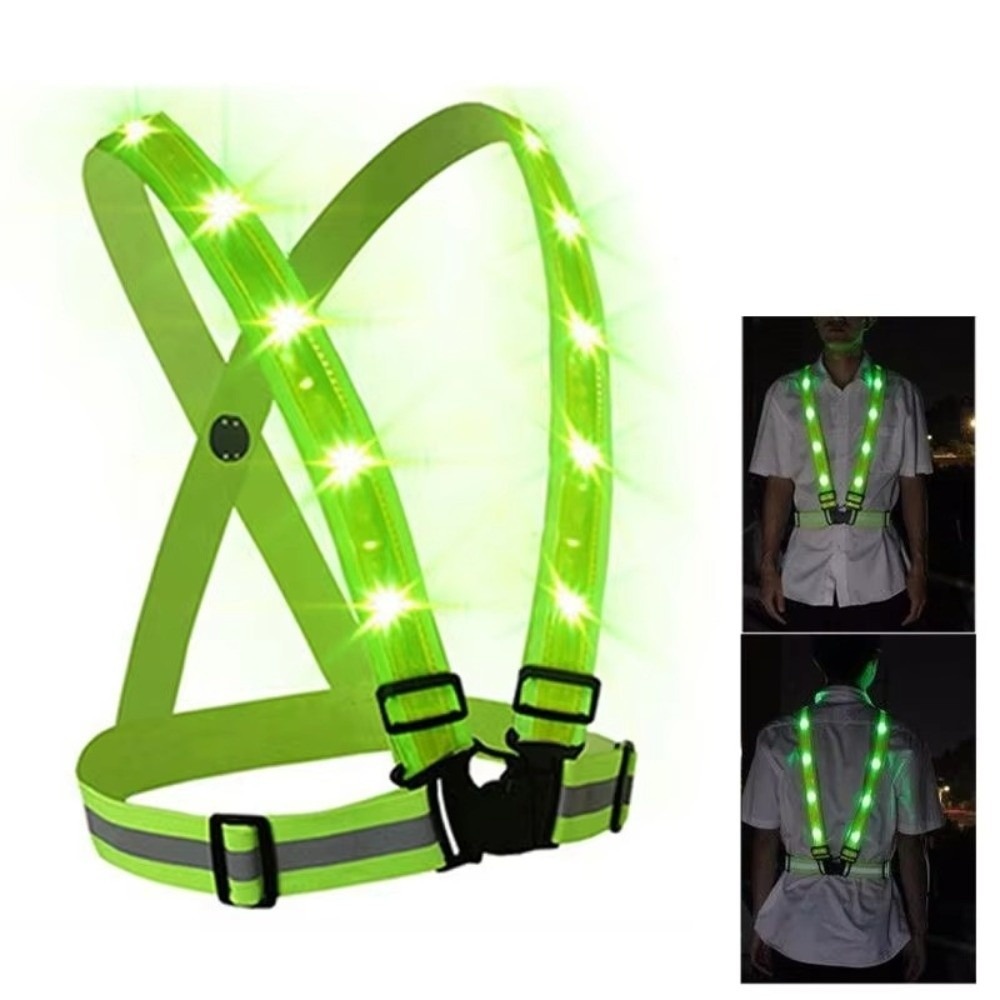 Nuevo Chaleco de Seguridad LED - New Gear Running reseña y precio